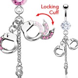 Piercing nombril menottes 09 - Clé