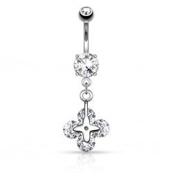 Piercing nombril quatre cercles (D97)