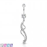 Piercing nombril vrillé (D100)