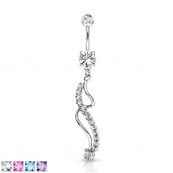 Piercing nombril vrillé (D100)