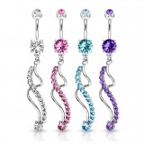 Piercing nombril vrillé (D100)