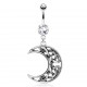 Piercing nombril lune celtique (D60)