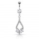 Piercing nombril cristal deluxe (D68)