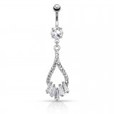 Piercing nombril cristal deluxe (D68)