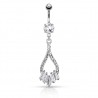 Piercing nombril cristal deluxe (D68)