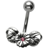 Piercing nombril fleur 45 - Vintage