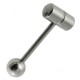 Piercing langue 84 - Pilule acier