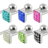 Piercing langue 85 - Carré férido