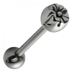 Piercing langue 92 - Fleur B