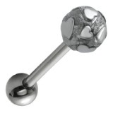Piercing langue 95 - Coeurs