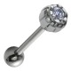 Piercing langue 98 - Fleur zircone