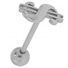 Piercing langue 09 - Dollar plat