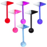 Piercing langue coquine 21 - Flexible pilules pointues