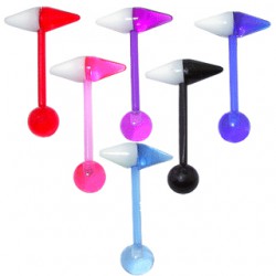 Piercing langue coquine 21 - Flexible pilules pointues