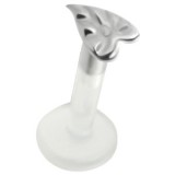 Piercing micro-labret PTFE 68 - Feuille