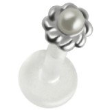 Piercing micro-labret PTFE 73 - Perle