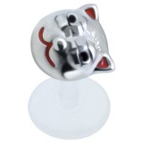 Piercing micro-labret PTFE 93 - Chat