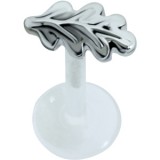Piercing micro-labret PTFE 98 - Feuille