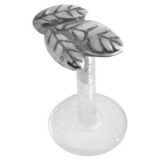Piercing micro-labret PTFE 105 - Feuilles