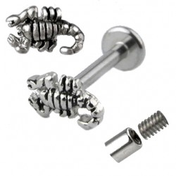 Piercing labret 06 - Sorpion