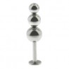 Piercing labret 58 - Triple boule