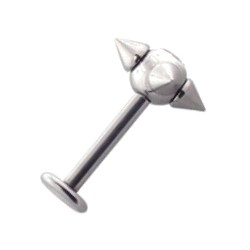 Piercing labret 60 - Boule et pointe