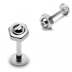 Piercing labret 106 - Vis