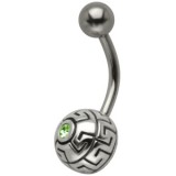 Banane 68 - Tribal strass vert pomme