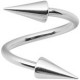 Piercing micro-spirale 23 - Longues pointes