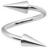 Piercing micro-spirale 23 - Longues pointes