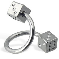 Piercing micro-spirale 31 - Dés