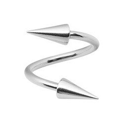 Piercing spirale 39 - Longues pointes