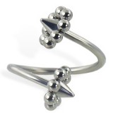 Piercing spirale 45 - UFO pointes