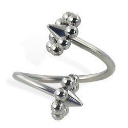 Piercing spirale 45 - UFO pointes