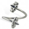 Piercing spirale 45 - UFO pointes