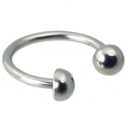 Piercing micro-circulaire 63 - Demi-boules