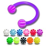 Piercing micro-circulaire 98 - Flexible beach-ball