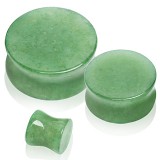 Plug courbe en aventurine jade