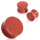 Plug courbe en goldstone brune