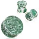 Plug courbe en jade africaine (OR19)