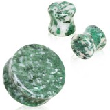 Plug courbe en jade africaine