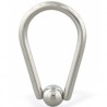 Piercing anneau 1,6mm 17 - Ovale
