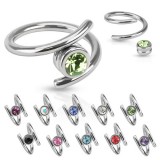 Piercing anneau 1,6mm 19 - Style twister