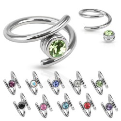 Piercing anneau 1,6mm 19 - Style twister