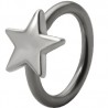 Piercing anneau 1,6mm 100 - étoile