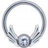 Piercing anneau 1,6mm 105 - Deux grandes ailes