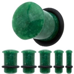 Plug o-ring en aventurine jade