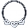 Piercing micro-bcr 99 - Trois coeurs