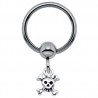Piercing micro-bcr 114 - Crâne pendant