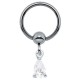 Piercing micro-bcr 121 - Zircone pendant